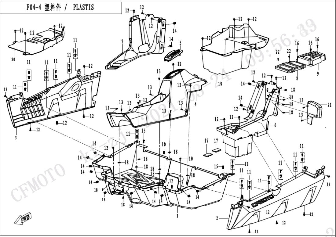 F04-4-V2 MIDDLE PLASTIC 2