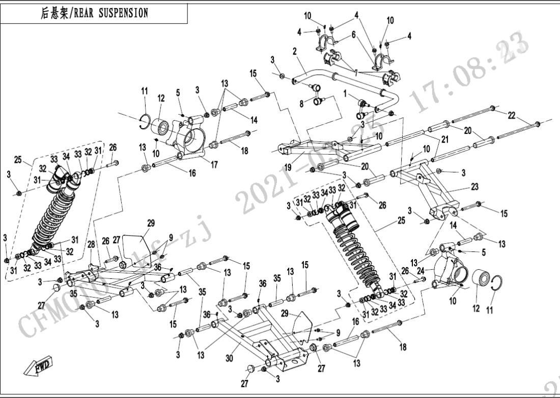 F06-A-V4 REAR SUSPENSION