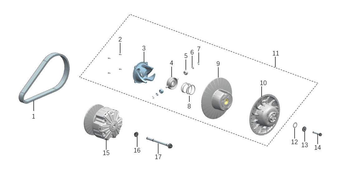 E05-A CVT ASSY