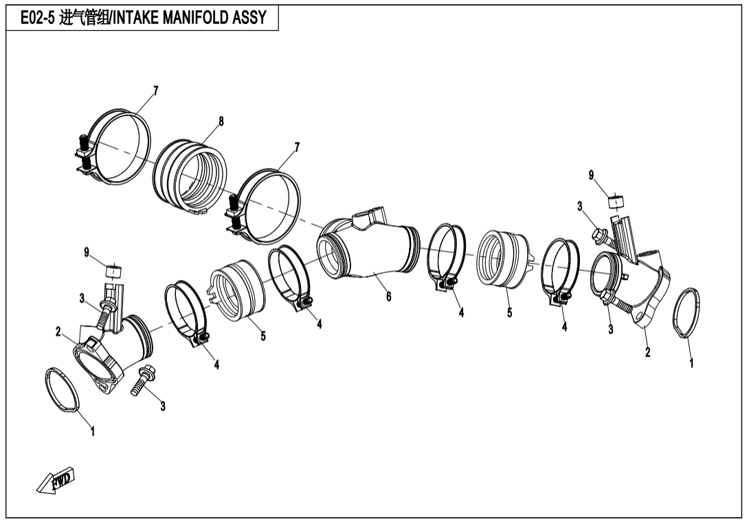 E02-5 INTAKE MANIFOLD ASSY