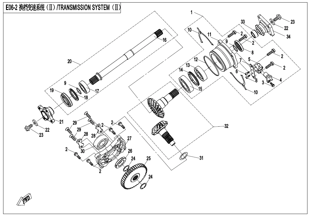 E06-2 TRANSMISSION SYSTEM(2)