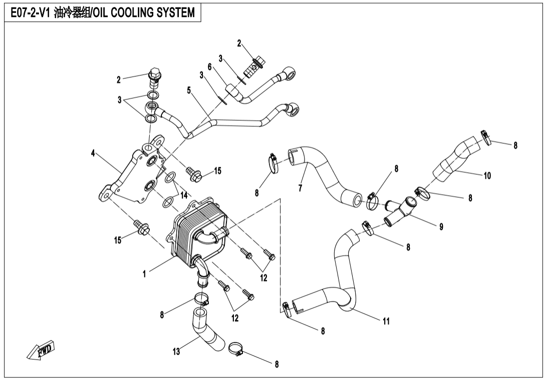 E07-2-V1 OIL COOLING SYSTEM