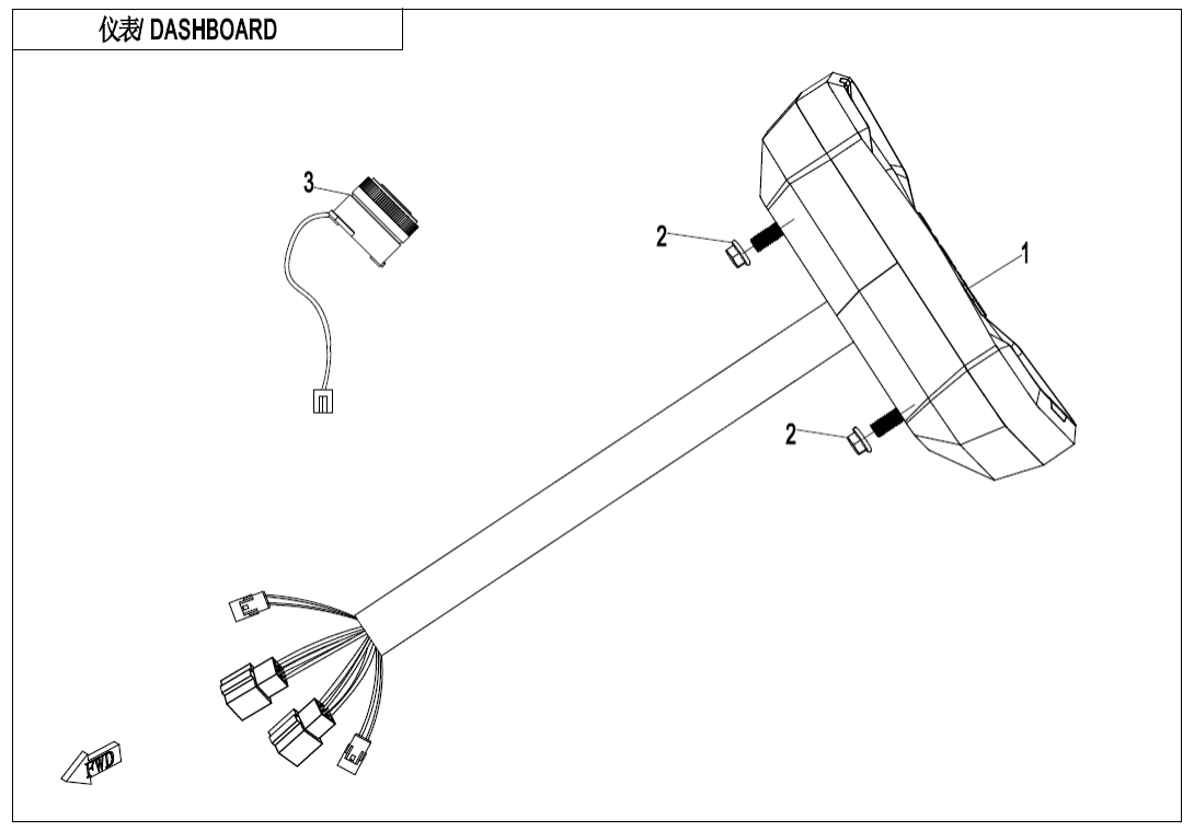 F17-A DASHBOARD(BLACK-AND-WHITE DISPLAY DASHBOARD)