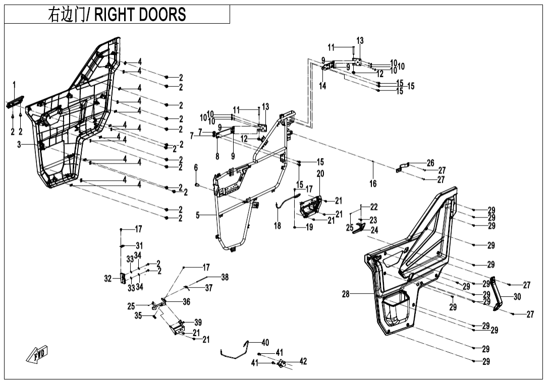 F37-4-V2 RIGHT DOORS