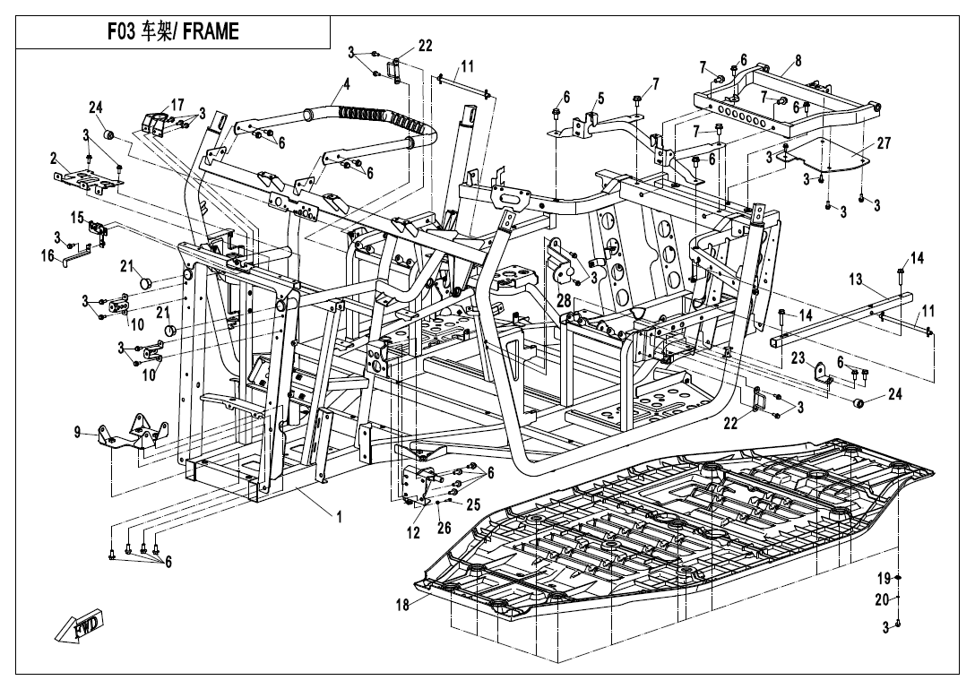 F03-V1 FRAME