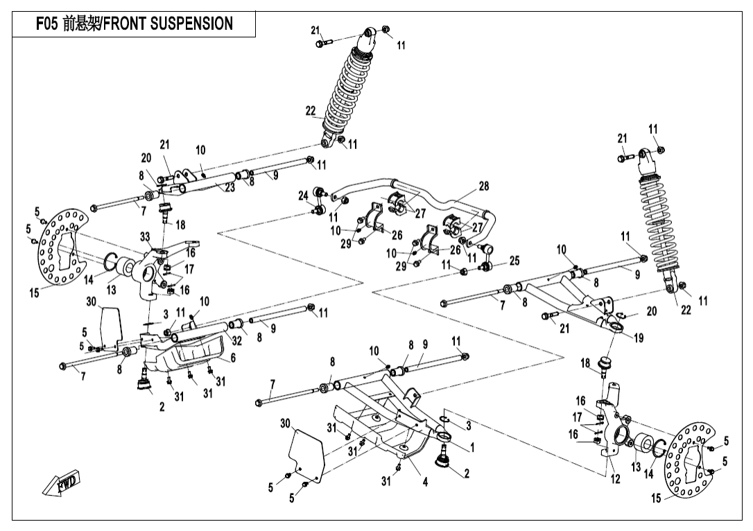 F05 FRONT SUSPENSION
