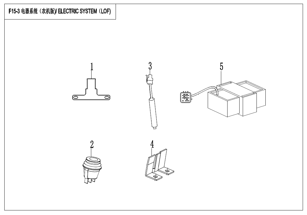 F15-3 ELECTRIC SYSTEM(LOF)