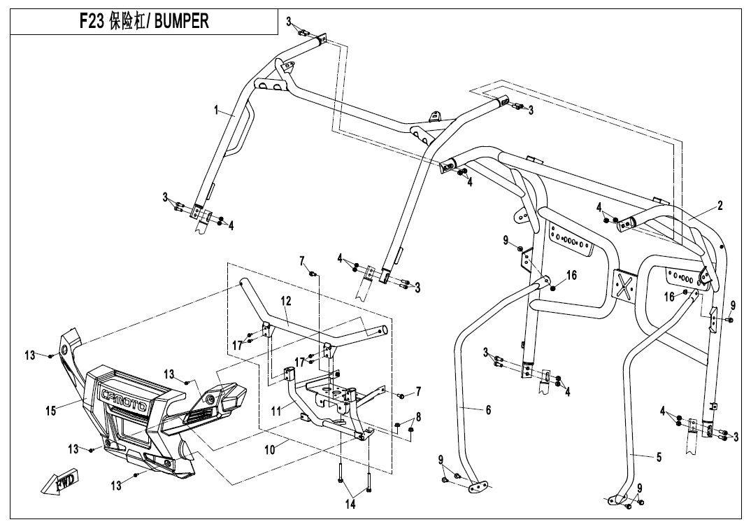 F23 BUMPER