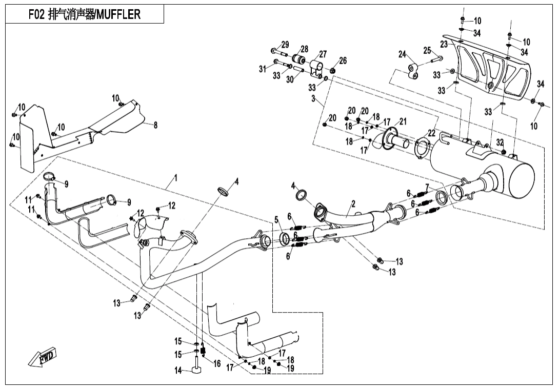 F02 MUFFLER