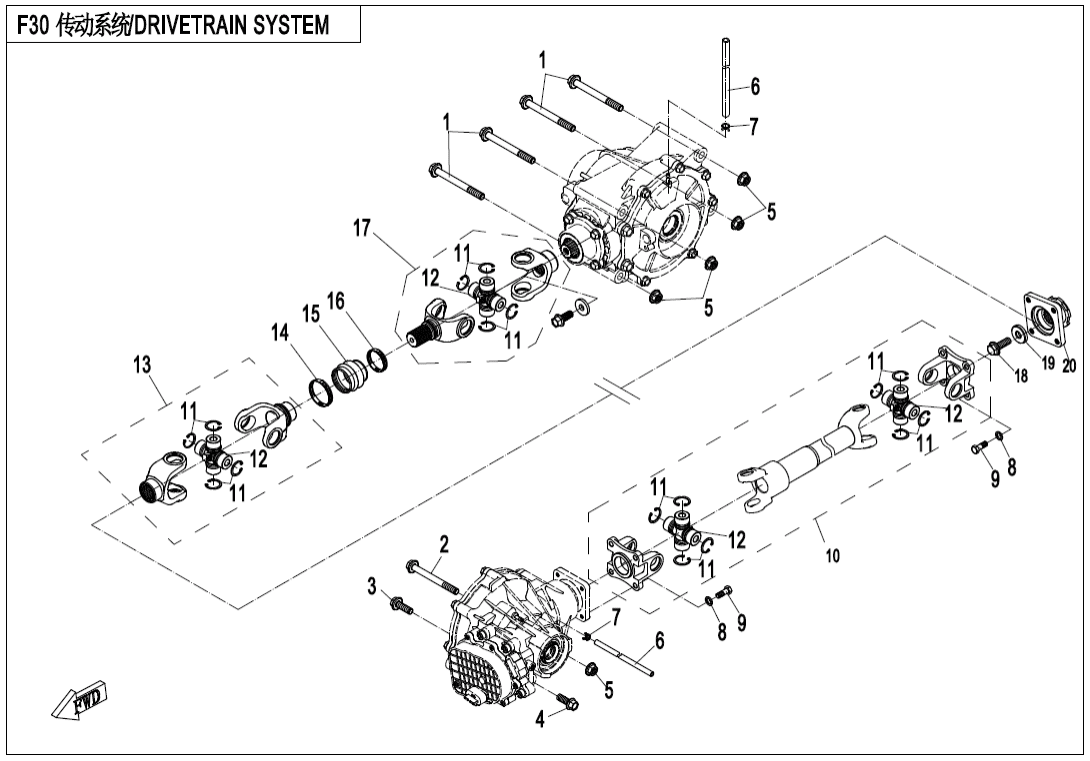 F30 DRIVETRAIN SYSTEM