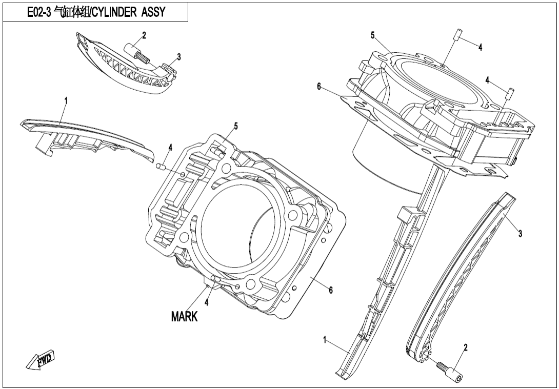 E02-3 CYLINDER ASSY.