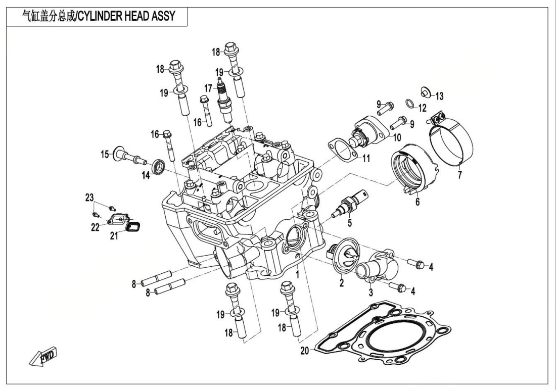 E02-2 CYLINDER COVER