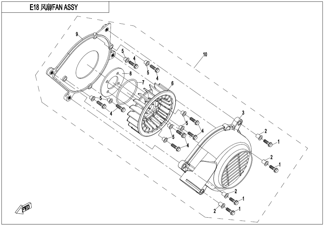 E18 FAN ASSY.