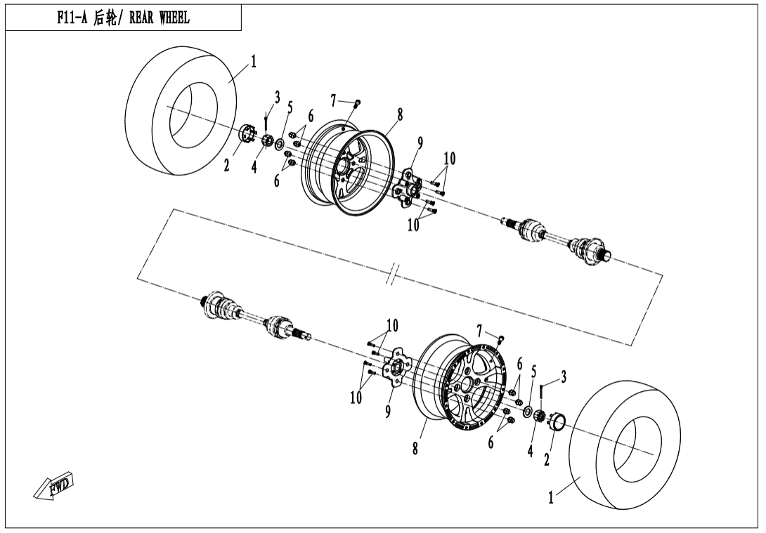 F11-A REAR WHEEL