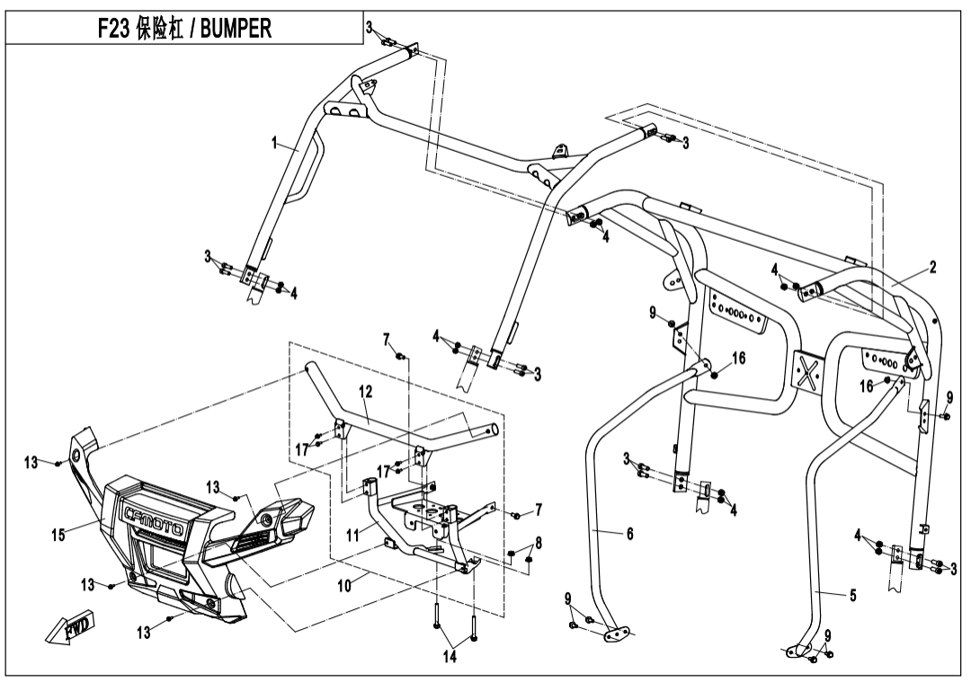 F23 BUMPER