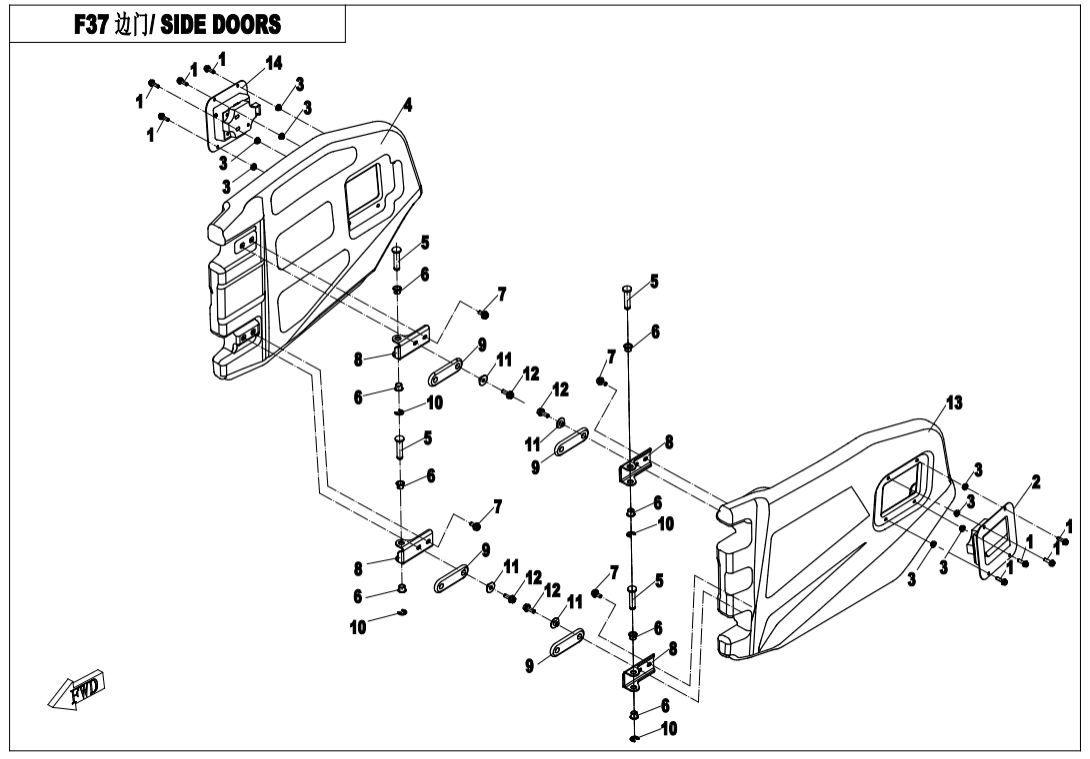 F37 SIDE DOORS