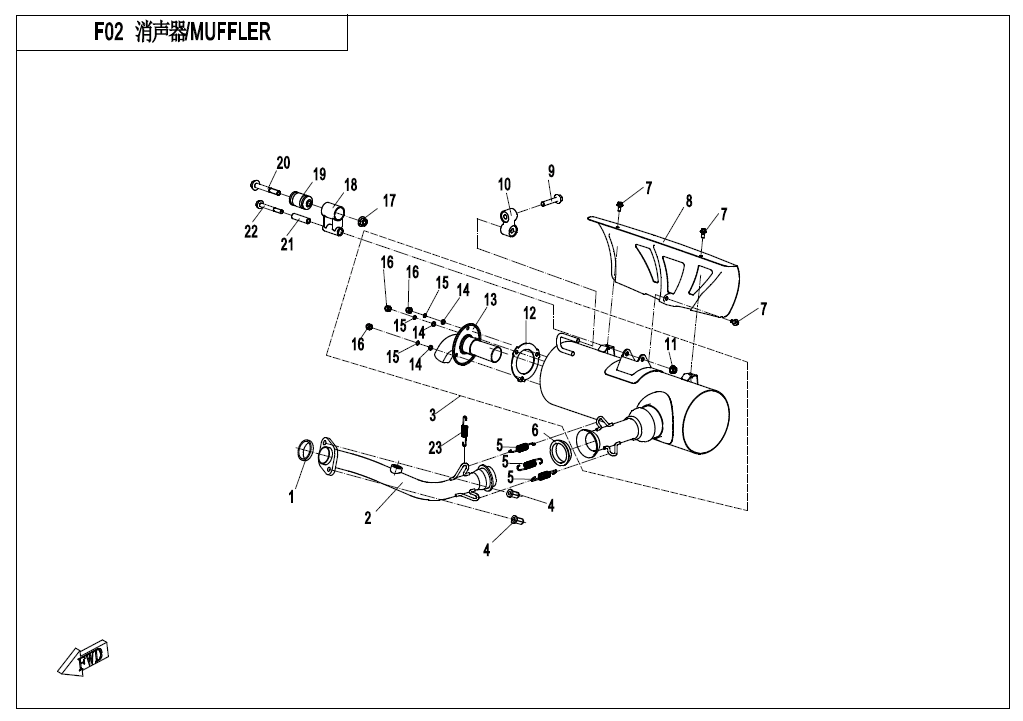 F02 MUFFLER