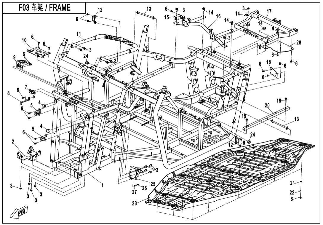 F03 FRAME