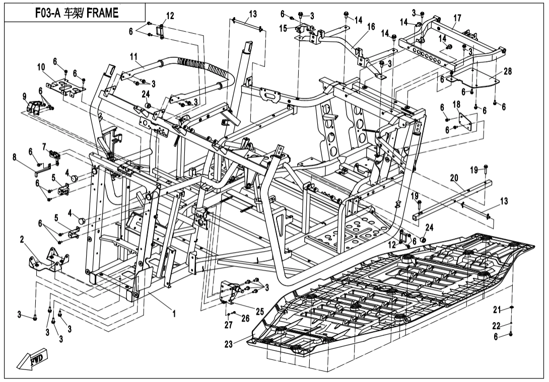 F03-A-V1 FRAME(2017)