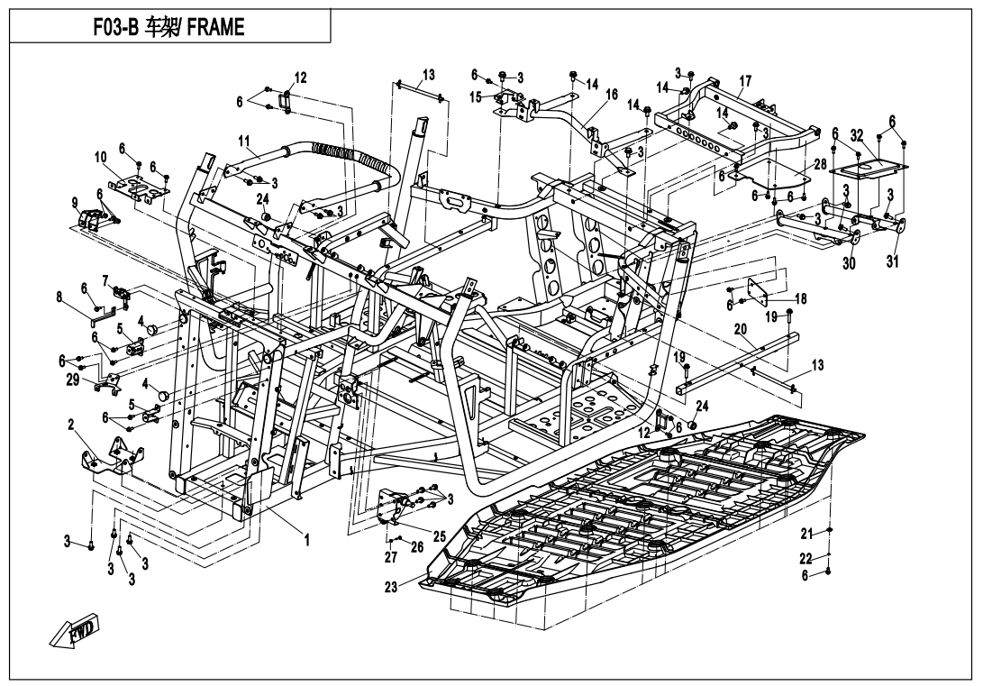 F03-B FRAME(2018 VERSION)