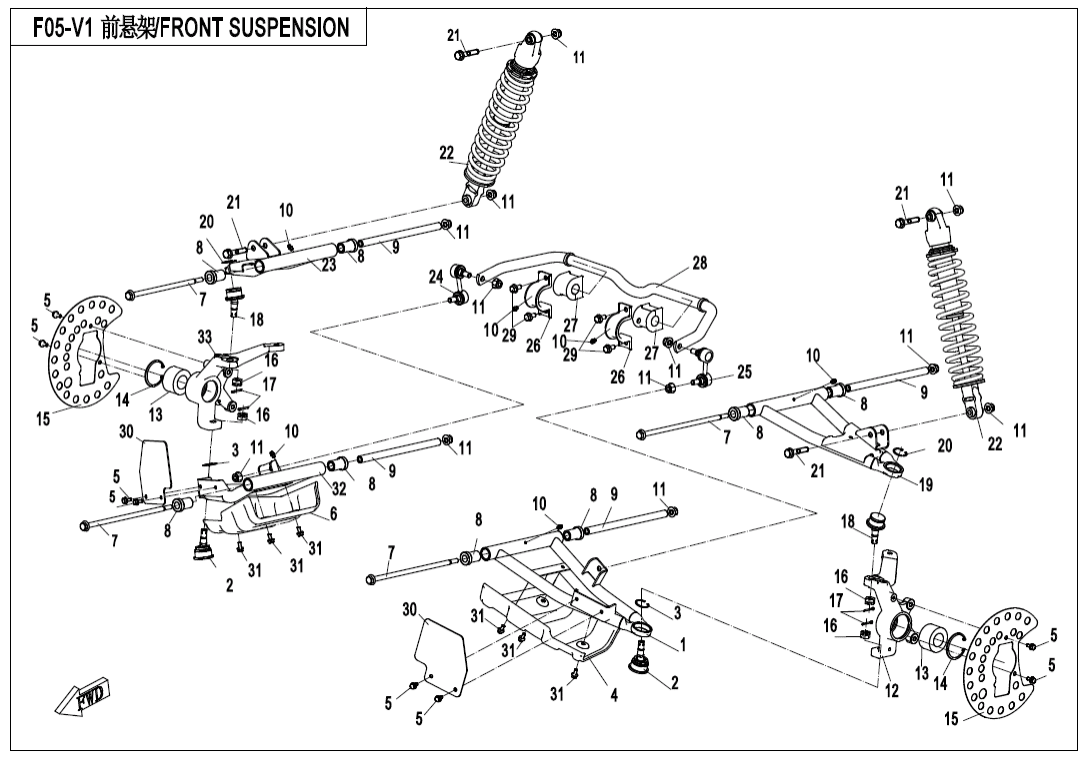F05-V1 FRONT SUSPENSION