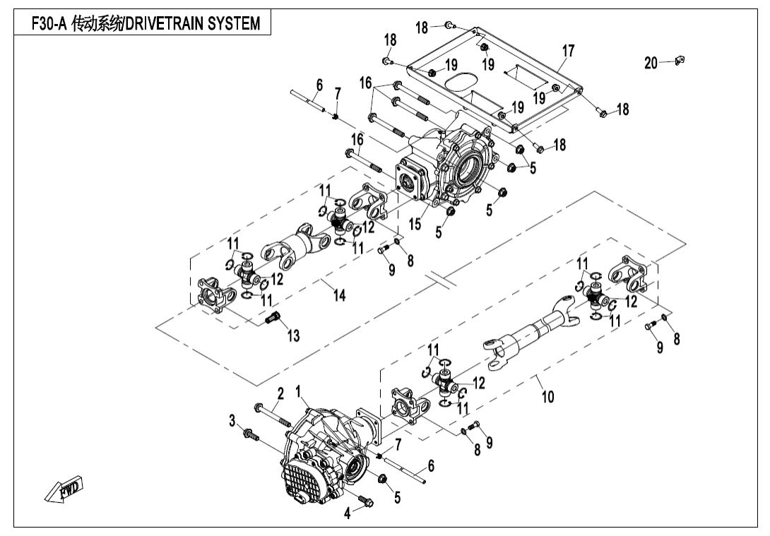 F30-A DRIVETRAIN SYSTEM(2017 VERSION)