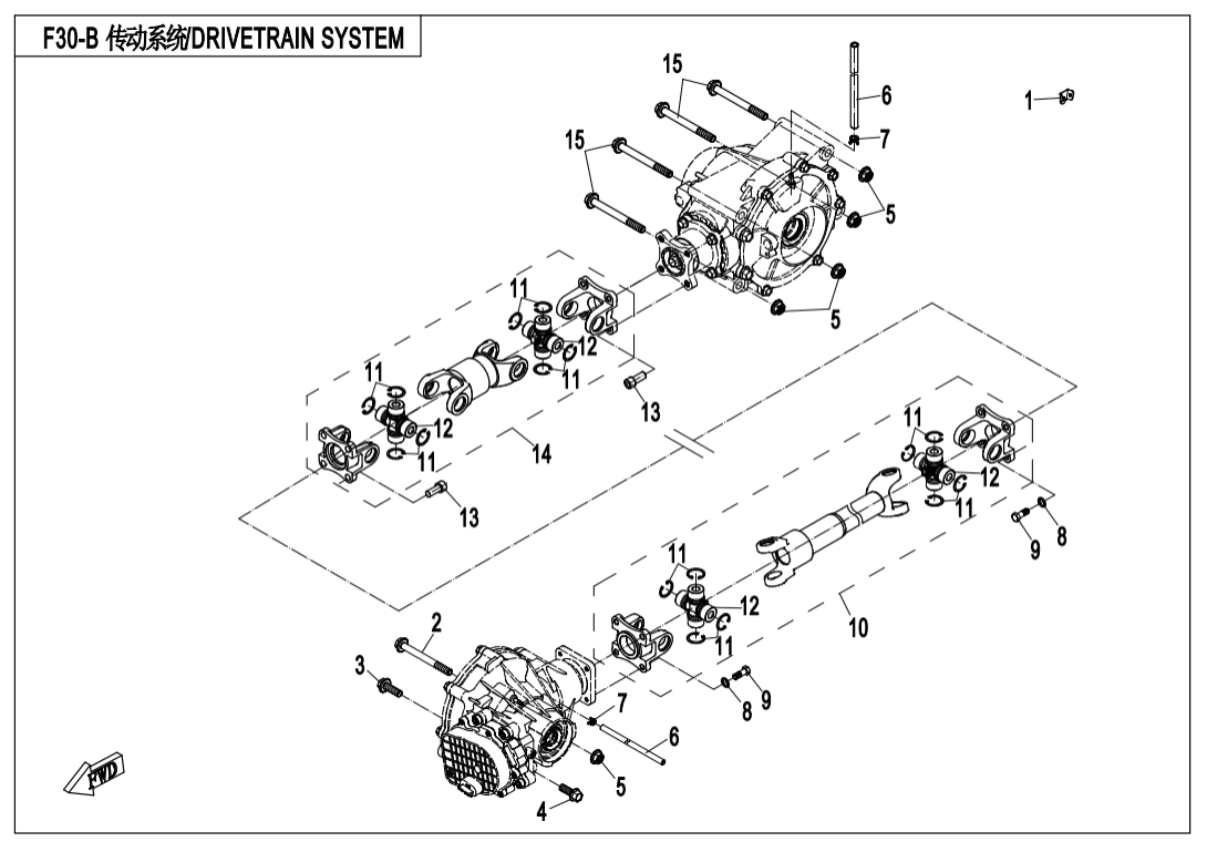 F30-B DRIVETRAIN SYSTEM(2018 VERSION)