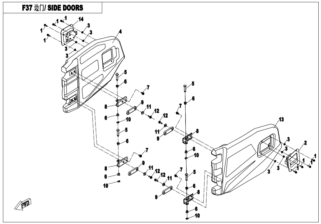 F37 SIDE DOORS