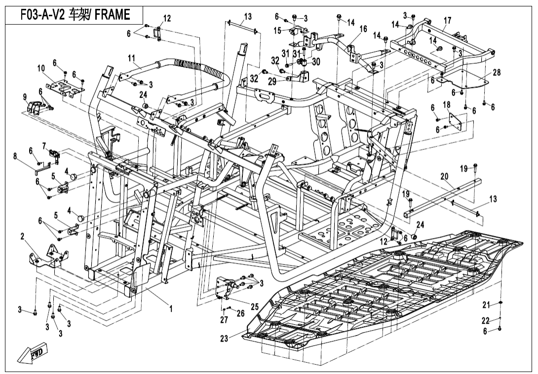 F03-A-V2 FRAME(2017)