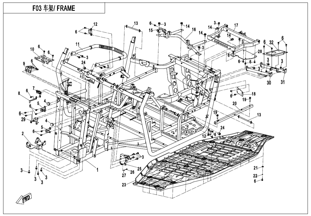 F03-B-V1 FRAME(2018 VERSION)