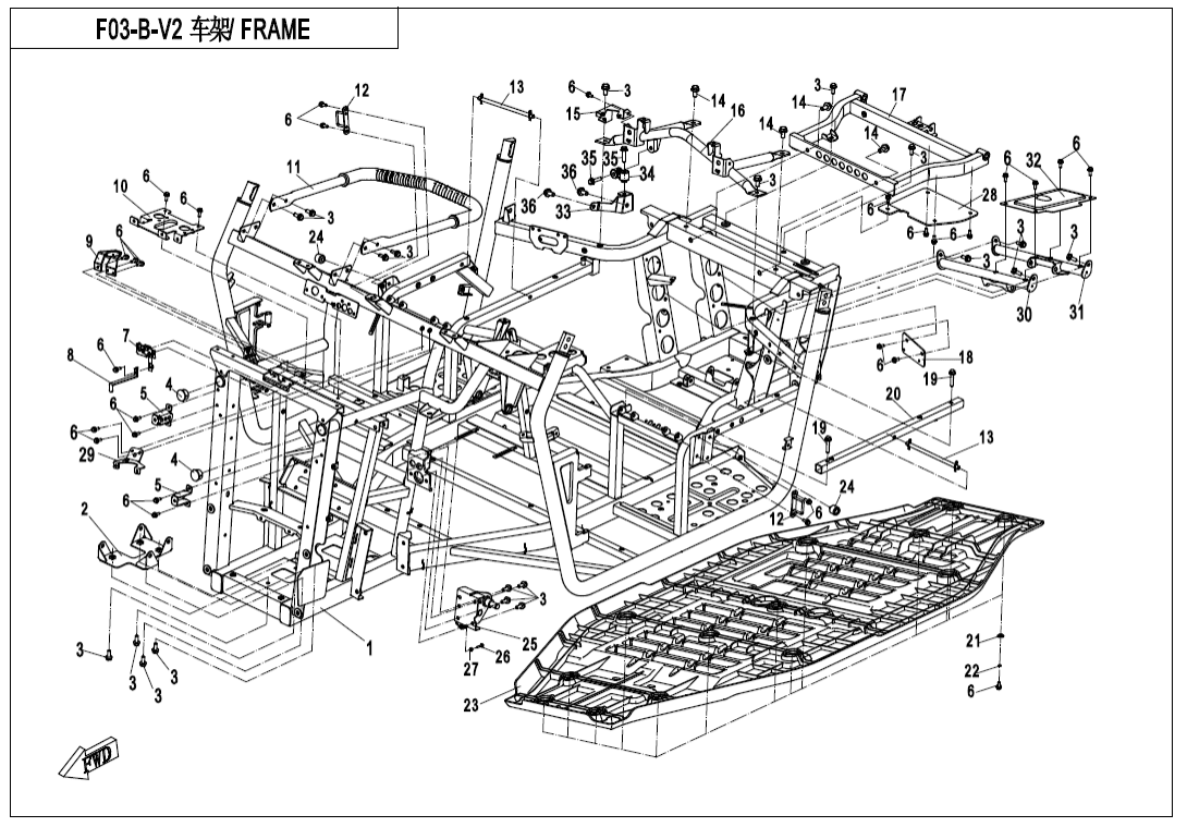F03-B-V2 FRAME(2018 VERSION)