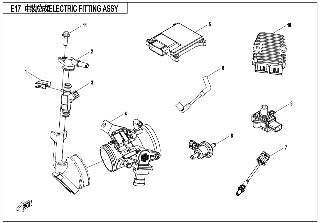 E17 ELECTRIC FITTING ASSY
