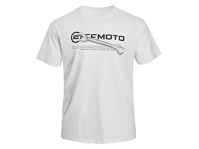 Tričko CFMOTO Wrench - bílá