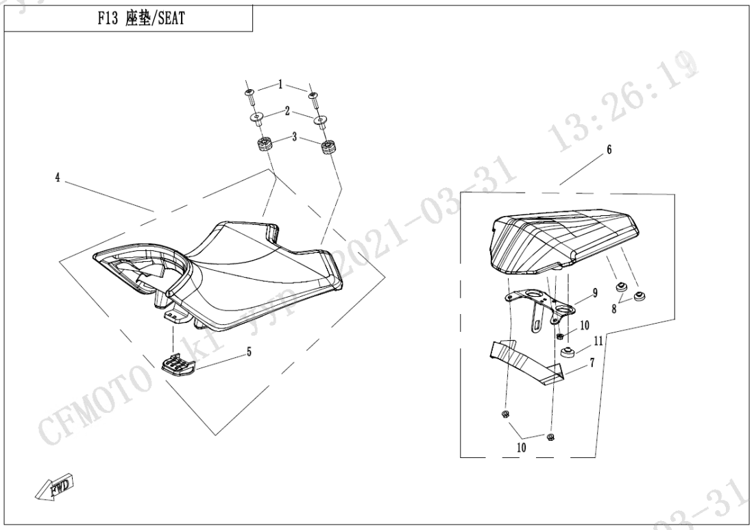 F13 SEAT