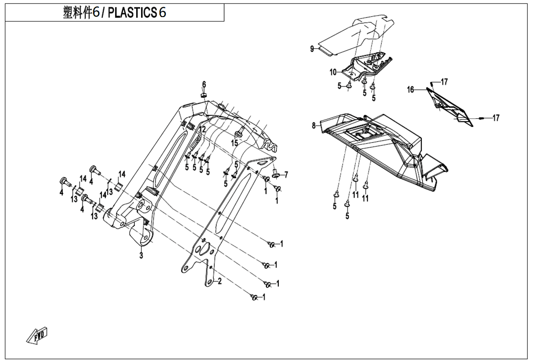 F04-6 PLASTIC 6