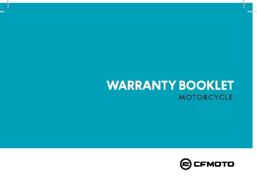 F38-C AUSTRALIA WARRANTY CARD