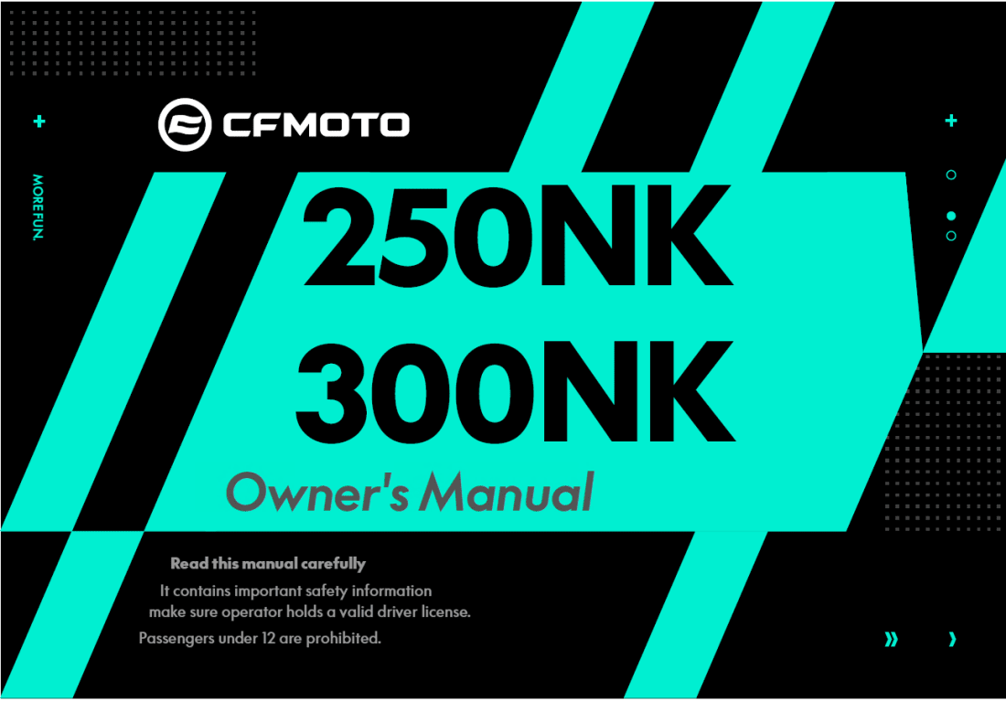 F38 OWNER’S MANUAL