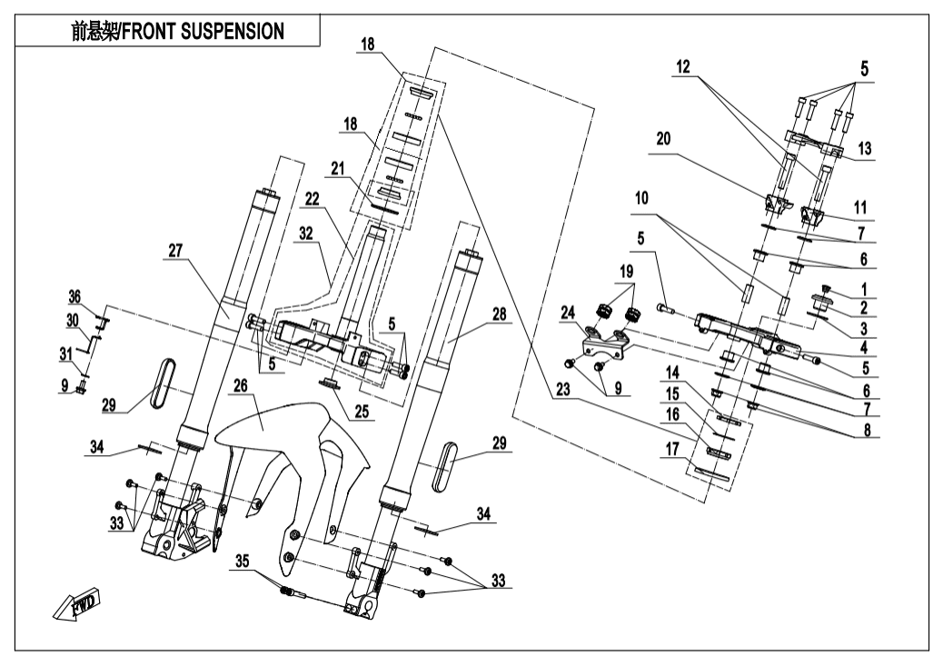 F05 FRONT SUSPENSION