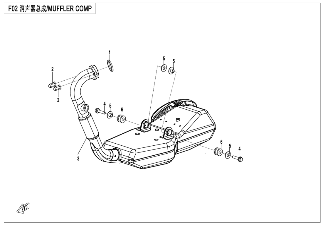 F02-B MUFFLER(TH)