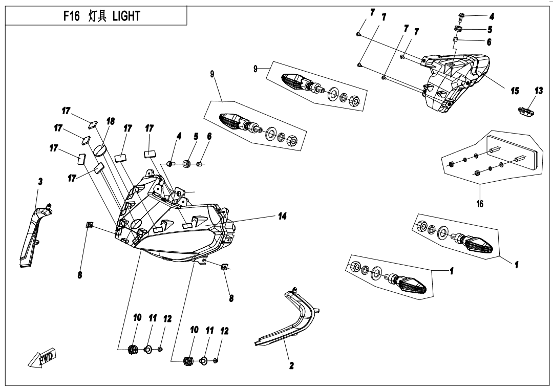 F16 LIGHTS