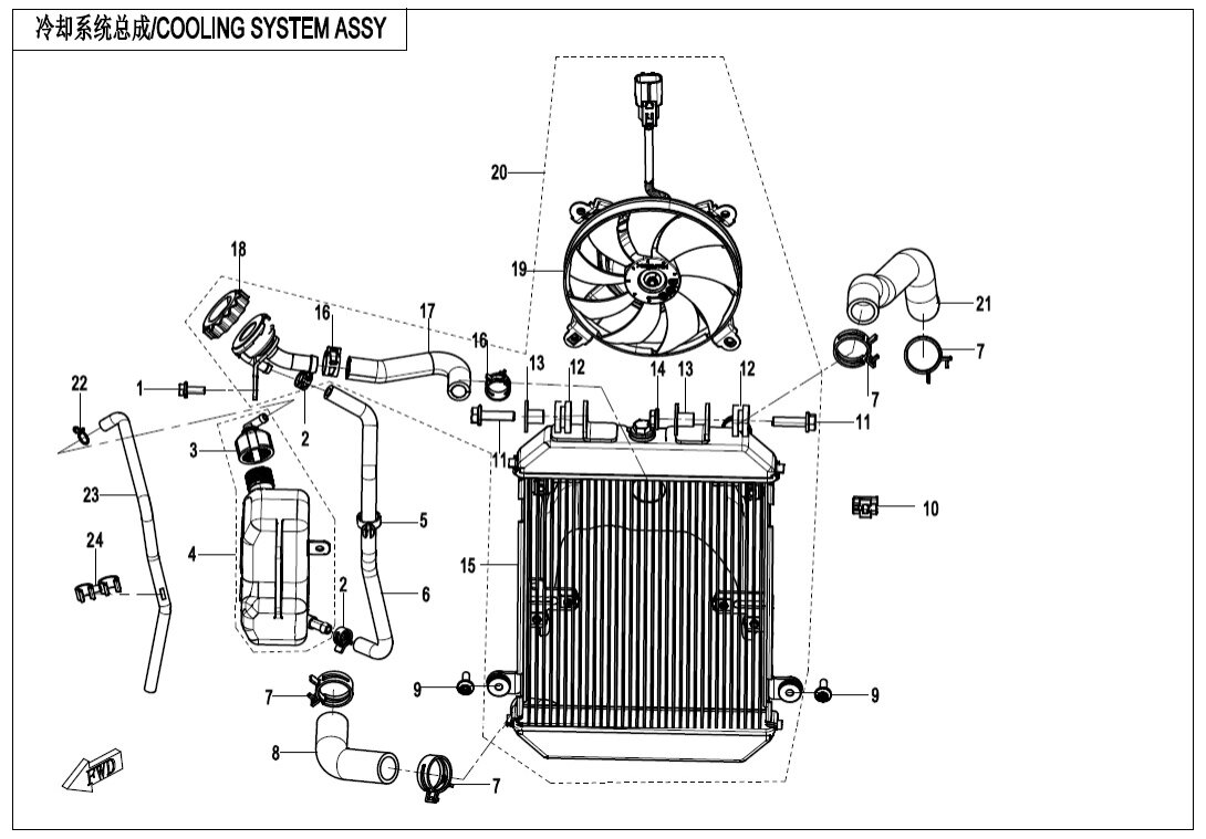 F18 COOLING SYSTEM