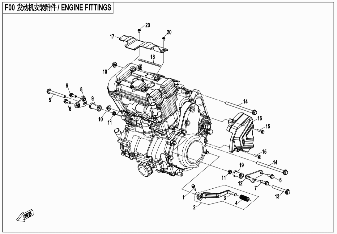 F00 ENGINE FITTINGS