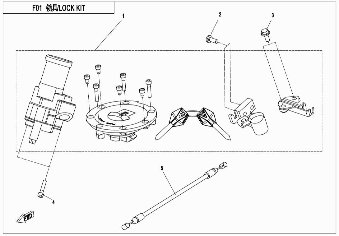 F01 LOCK KIT