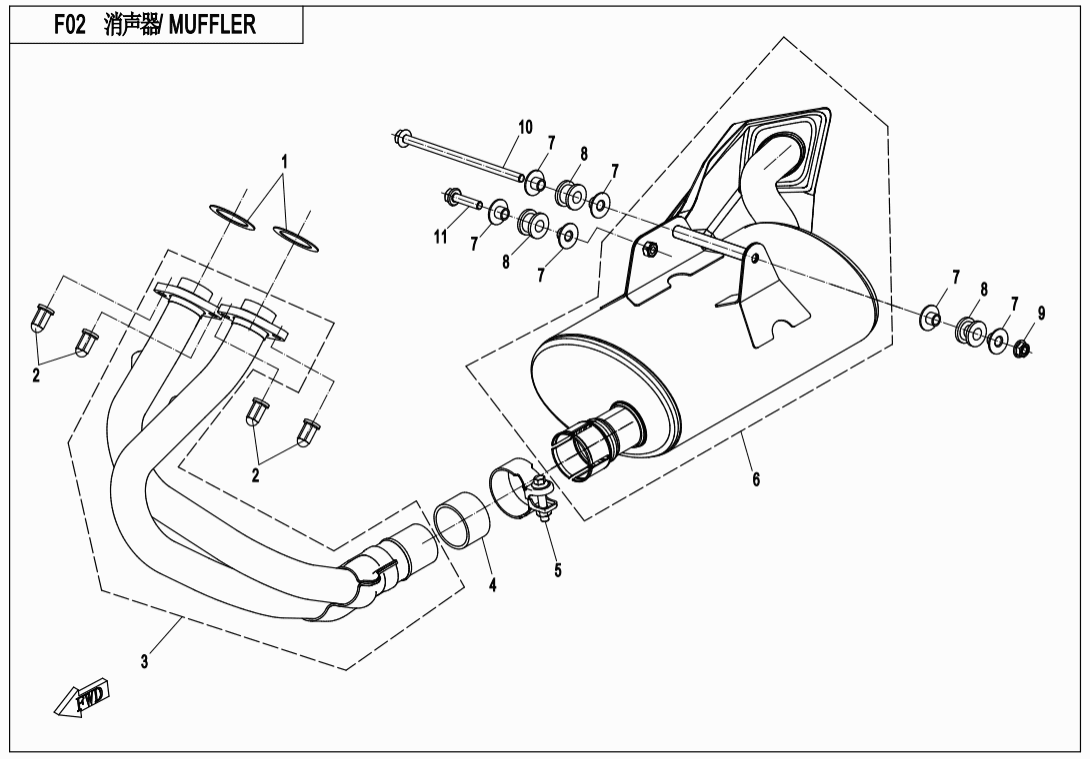 F02 MUFFLER