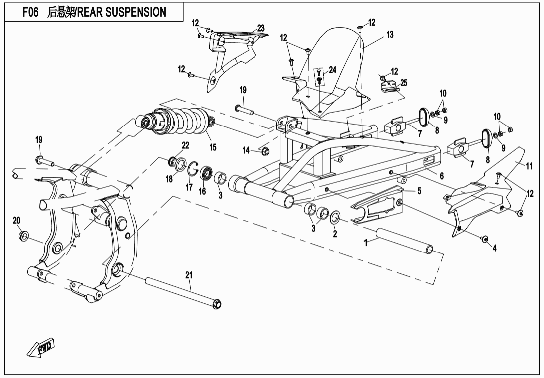 F06 REAR SUSPENSION