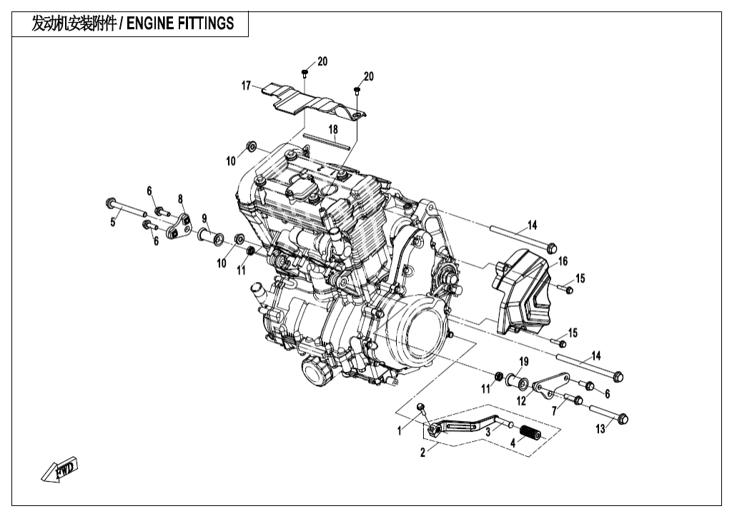 F00 ENGINE FITTINGS