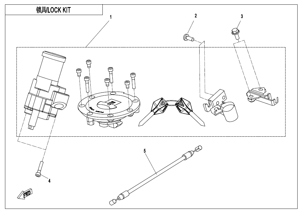 F01 LOCK KIT