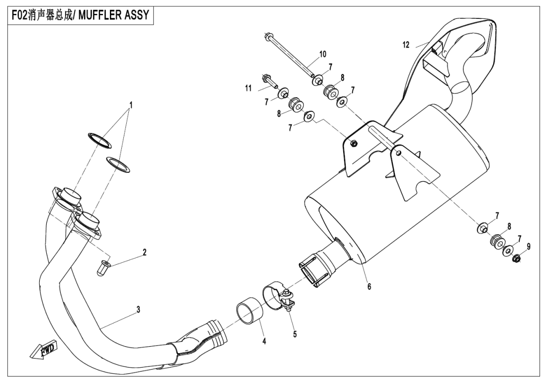 F02 MUFFLER