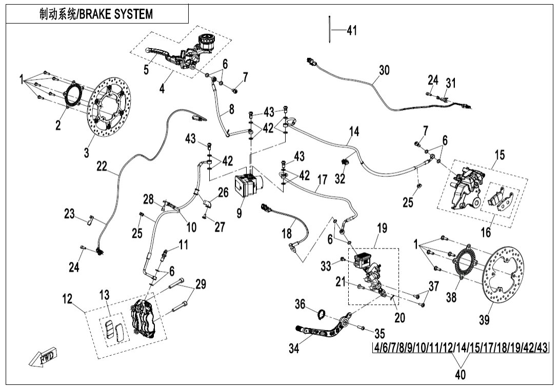 F08-V2 BRAKE SYSTEM
