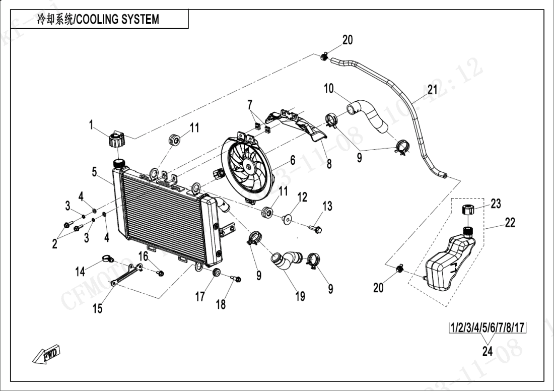 F18 COOLING SYSTEM